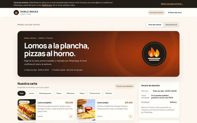 Doble Brasa en computadora