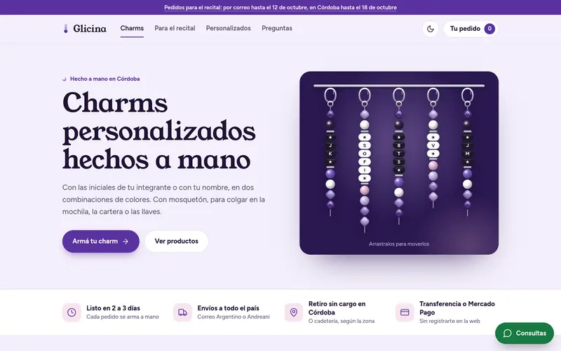 Glicina en computadora