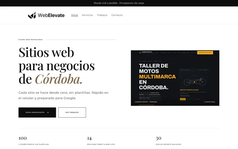 WebElevate en computadora